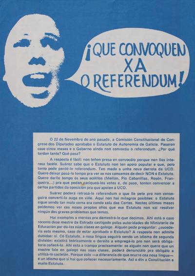 �Que conoquen xa o referendum!�