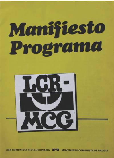 �Manifesto Programa LCR-MCG�