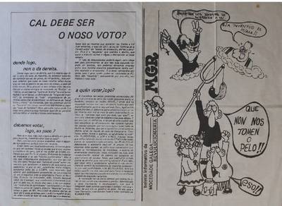 �Cal debe ser o noso voto?�