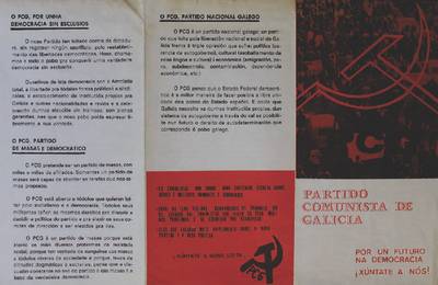 �Por un futuro na democracia. X�ntate a n�s!�