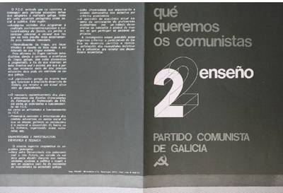 �Qu� queremos os comunistas. Ense�o�
