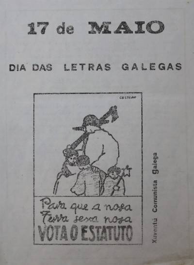 �17 de maio. Dia das letras galegas�