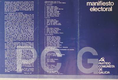 �Manifesto electoral PCG�