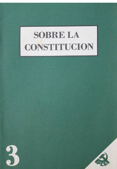 �Sobre la Constitucion�
