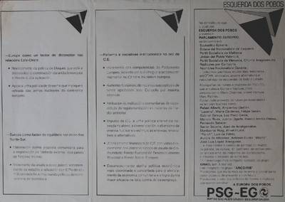 Propaganda de Esquerda dos Pobos.