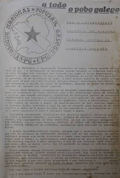 �A todo o pobo galego�