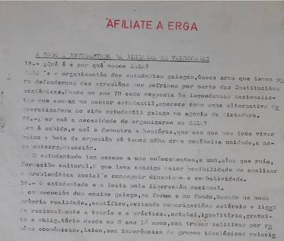 �Afiliate a ERGA�