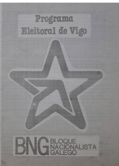 �Programa eleitoral de Vigo�