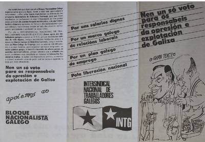 �Nen un s� voto para os responsabeis da opresi�n e explotaci�n de Galiza�