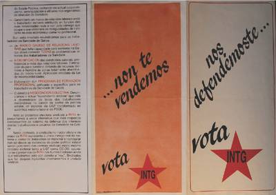 �Nos defend�moste.... Vota INTG�