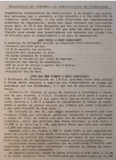 �Valoraci�n do convenio da construcci�n de Pontevedra�