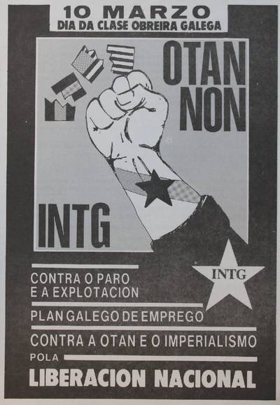 �10 de marzo dia da clase obreira galega. OTAN NON�