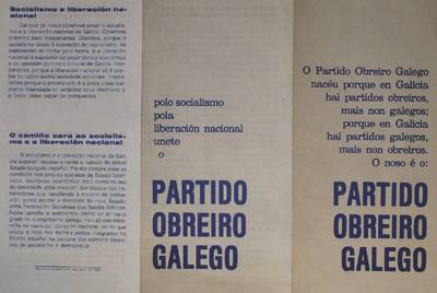 �Polo socialismo pola liberaci�n nacional unete o Partido Obreiro Galego�