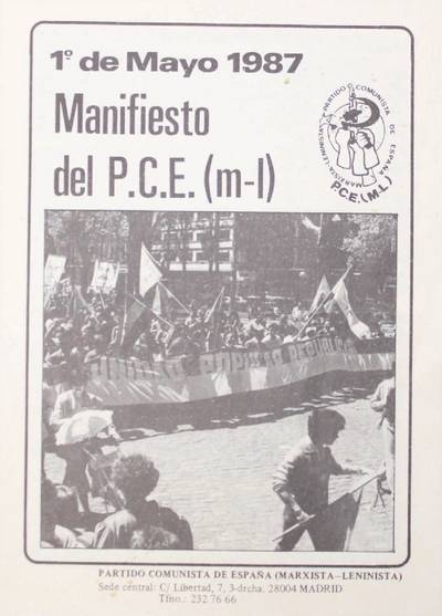 �Manifiesto del PCE (m-l)�