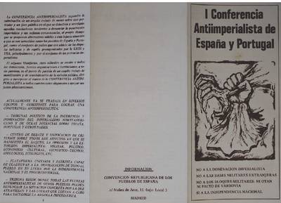 �I Conferencia Antiimperialista de Espa�a y Portugal�