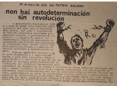 �Non hai autodeterminaci�n sen revoluci�n�