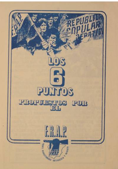 �Los 6 puntos propuestos por el FRAP�