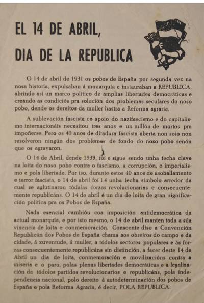 �14 de abril, dia de la Republica�