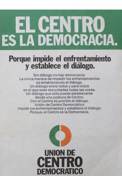 �El centro es la democracia�