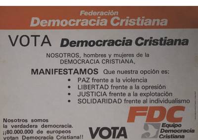 �Vota Democracia Cristiana�