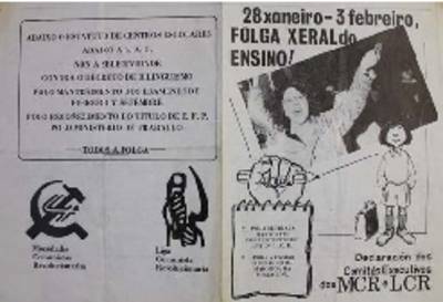 �Folga xeral do ensino!�