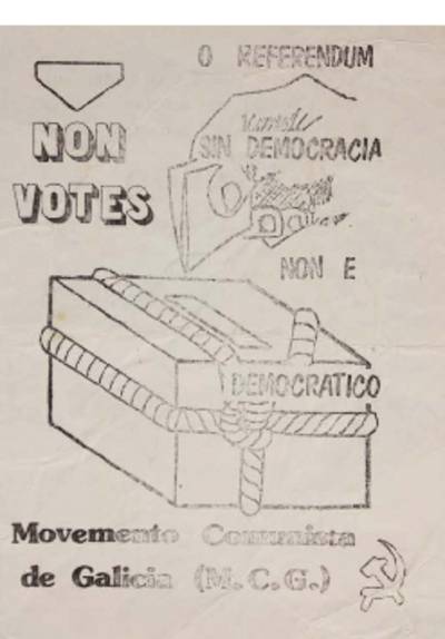 �Non votes. O referendum sin democracia non e democratico�