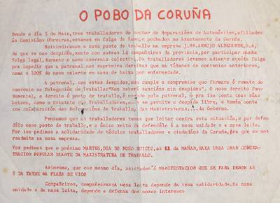 �Pola readmision dos despidos no automovil�