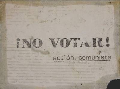 �No votar�