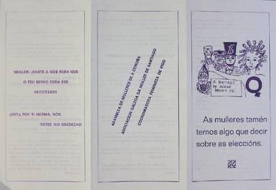 �As mulleres tam�n temos algo que decir sobre as elecci�ns�