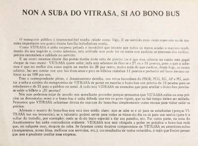 �Non a suba do Vitrasa, si ao bonobus�