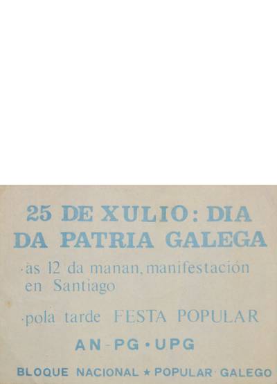 �25 de xulio: dia da patria galega�