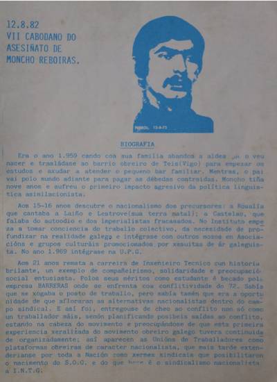 �VII cabodano do asesi�ato de Moncho Reboiras�