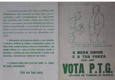 �A nosa union e a tua forza. PTG-ORT. Vota PTG�