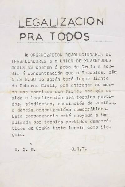 �Legalizacion pra todos�