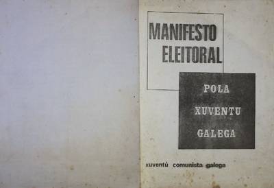 �Manifesto eleitoral pola xuventu galega�